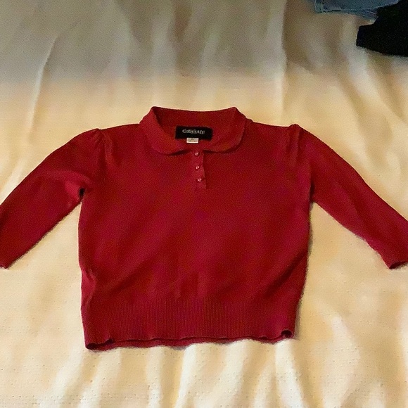 Collectif Mainline Jorgie Knitted Polo - Picture 3 of 11
